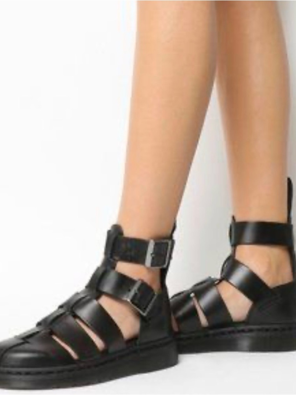 Dr. Martens Geraldo Leather Gladiator Sandals -Sz 7 Women (Sz 6 - Men)